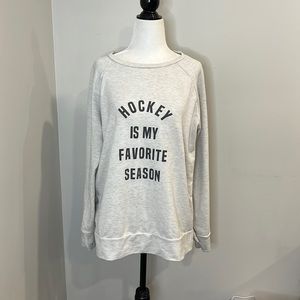 Hockey is my Favourite Season Custom Crewneck‎ Sweater